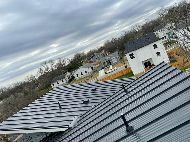Standing seam metal roof panels with vents for Skylight Repair in Marlton